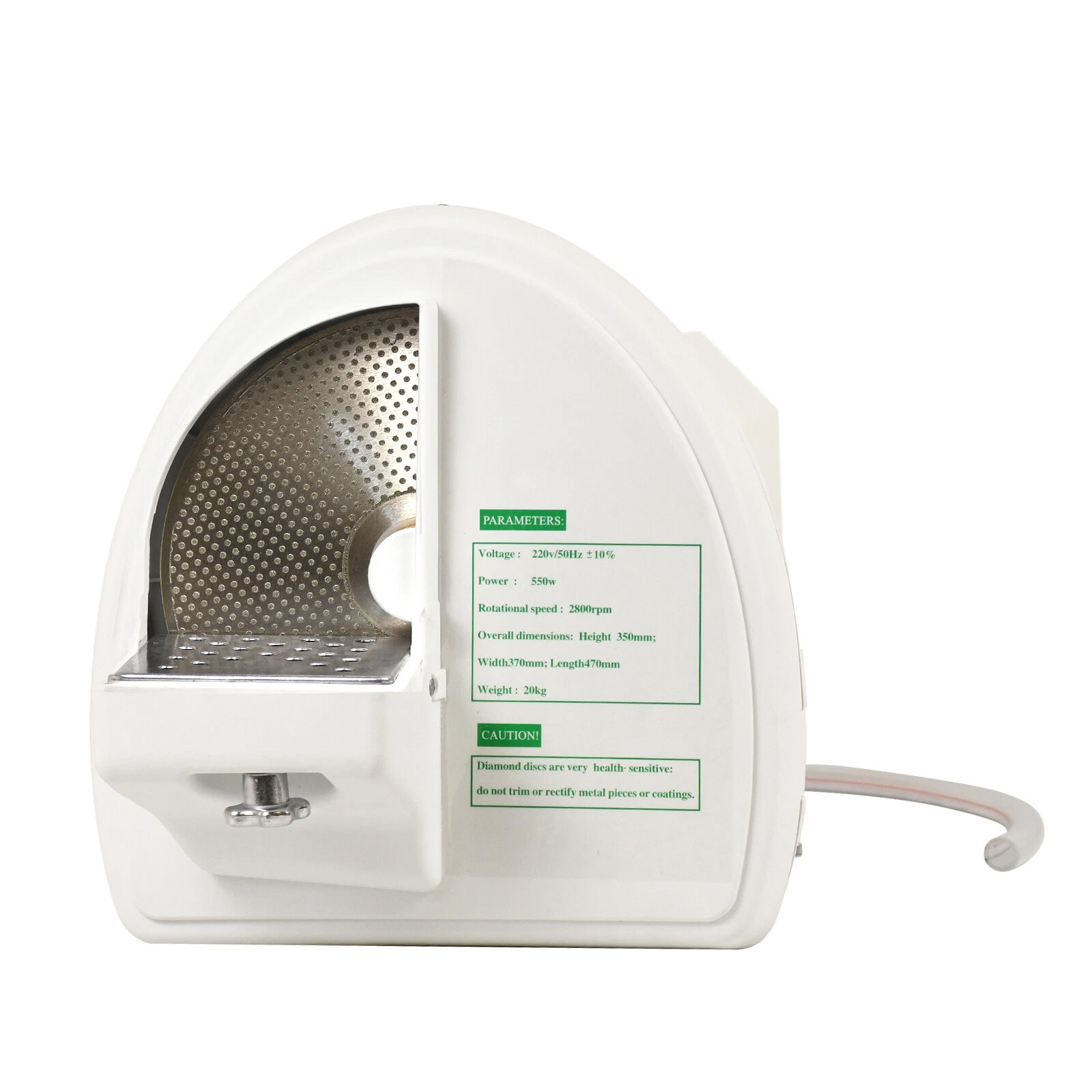 Dental Wet Model Shaping Trimmer Trimming Abrasive Diamond Disc Wheel 2800rpm